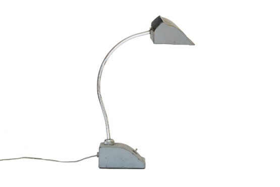 Vintage desk light/draft board lamp with fluorescent tube. France 1950s.