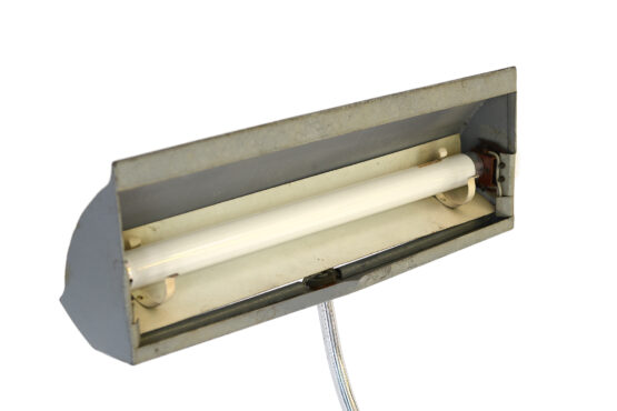 Vintage desk light/draft board lamp with fluorescent tube. France 1950s. - Image 7