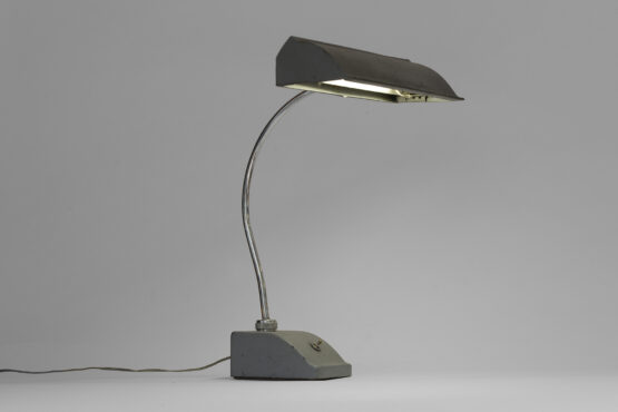 Vintage desk light/draft board lamp with fluorescent tube. France 1950s. - Image 4