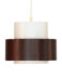 Pendant light "Cylindus" by Uno and Östen Kristiansson for Luxus. Sweden 1970s