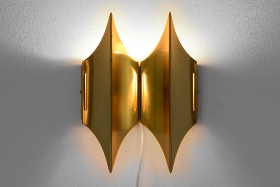 Double wall light/sconce "Gothic II" by Bent Karlby for Lyfa. Denmark 1960s - Image 7