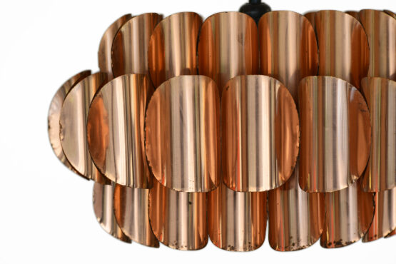 Copper pendant light by Thorsten Orrling for Hans-Agne Jakobsson AB, Markaryd. Sweden 1960s - Image 7