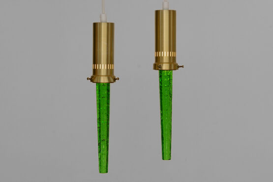 Pair of pendant lights "Istappen" by Ateljé Engberg. Sweden 1960s - Image 2