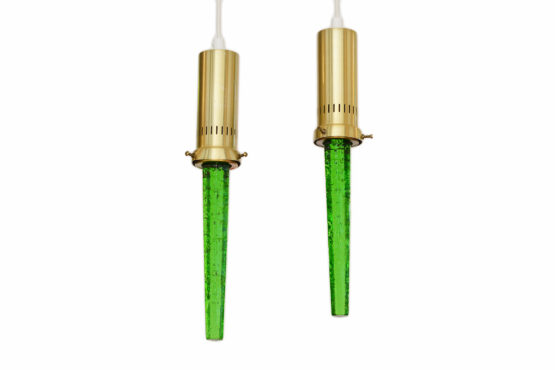 Pair of pendant lights "Istappen" by Ateljé Engberg. Sweden 1960s - Image 3
