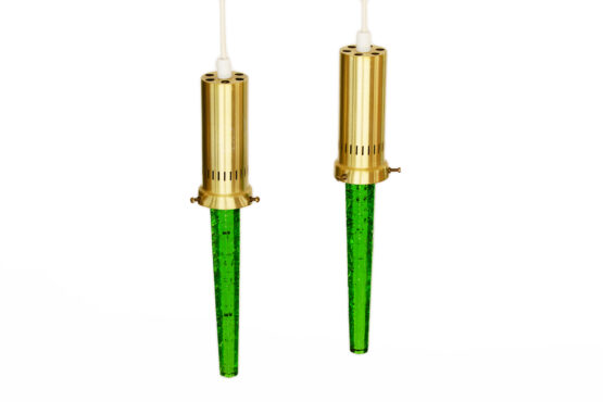 Pair of pendant lights "Istappen" by Ateljé Engberg. Sweden 1960s - Image 5