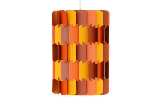 Pedant light "Facet-Pop" by Louis Weisdorf for Lyfa. Denmark 1970s
