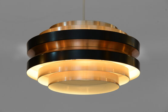 Pendant light "Loop" by Carl Thore for Granhaga Metall. Sweden 1960s - Image 4