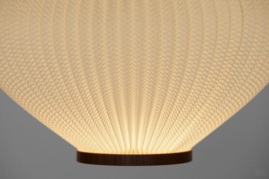 Pearl shade pendant light by Lars Schiøler for Hoyrup Light. Denmark 1960s - Image 7