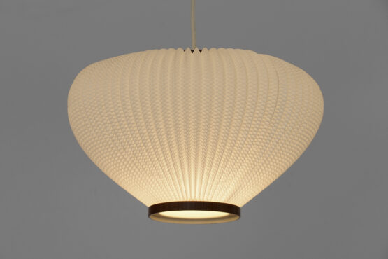 Pearl shade pendant light by Lars Schiøler for Hoyrup Light. Denmark 1960s - Image 4