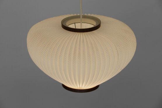 Pearl shade pendant light by Lars Schiøler for Hoyrup Light. Denmark 1960s - Image 6