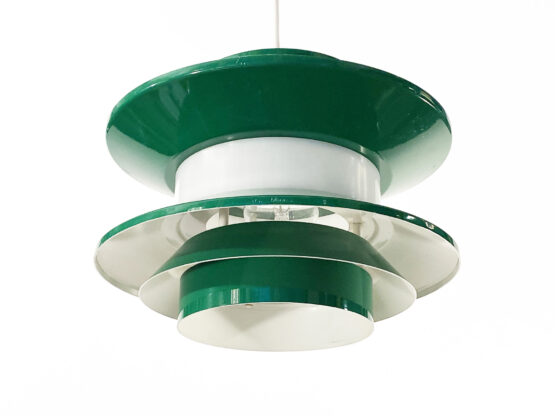 Pendant light "Trava" green version by Carl Thore for Granhaga Metallindustri. Sweden 1970s - Image 7