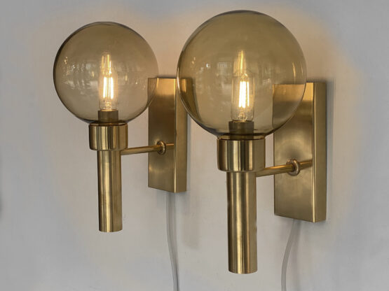 Pair of wall lights/sconces "Bodegalampet" by Vitrika. Denmark 1970s - Image 2