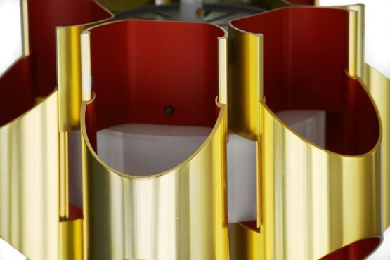Pendant light by Bent Karlby for Lyfa. Denmark 1970s. - Image 8