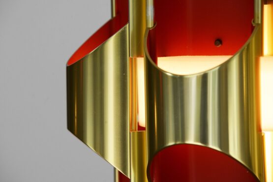 Pendant light by Bent Karlby for Lyfa. Denmark 1970s. - Image 9