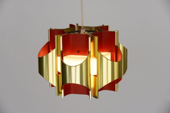 Pendant light by Bent Karlby for Lyfa. Denmark 1970s. - Image 4