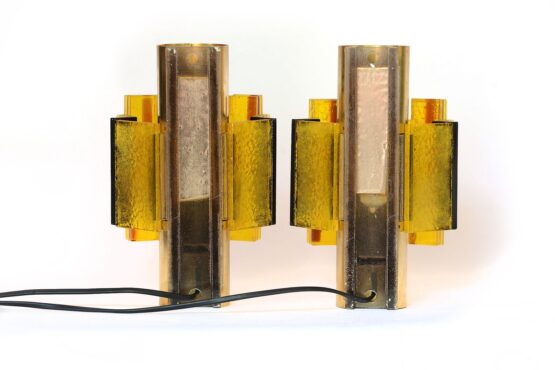 Pair of wall sconces 1008 by Claus Bolby for CEBO industries. Denmark 1960s - Image 8