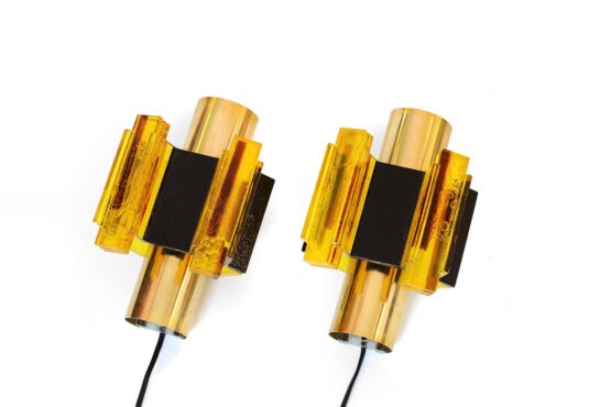 Pair of wall sconces 1008 by Claus Bolby for CEBO industries. Denmark 1960s - Image 3