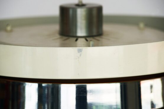 Pendant light in white lacquered aluminium by Carl Thore (Sigurd Lindkvist) for Granhaga Metall. Sweden 1970s. - Image 7