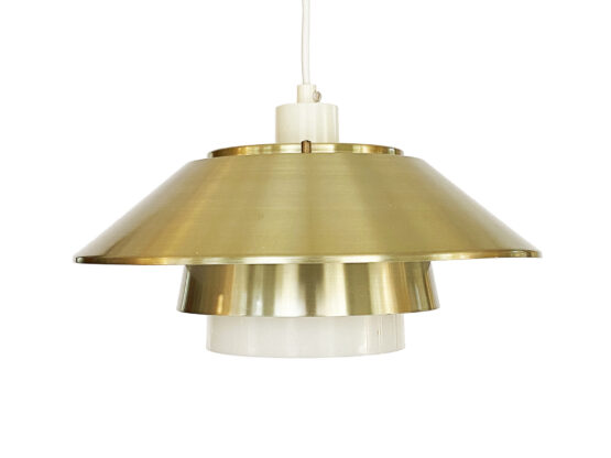 Aluminum pendant light by Vadsbo Metall. Sweden 1970s - Image 2
