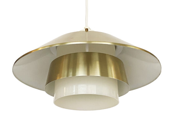 Aluminum pendant light by Vadsbo Metall. Sweden 1970s - Image 4
