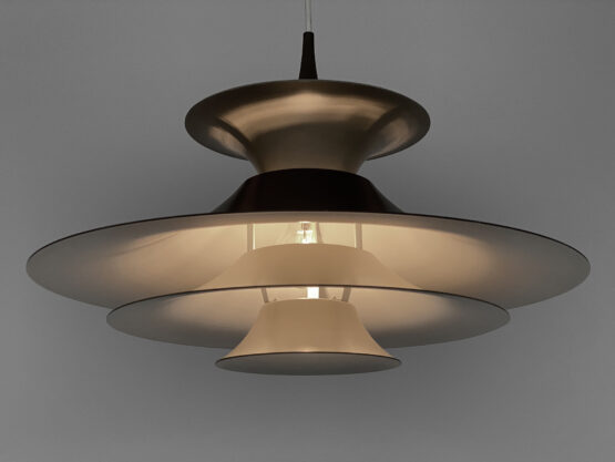 Pendant light "Radius" by Erik Balslev for Fog & Mørup. Denmark 1970s - Image 4