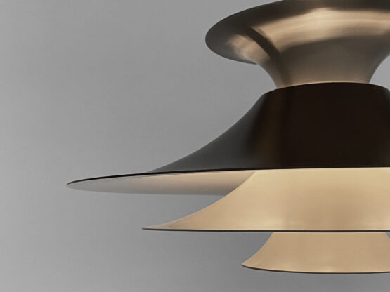 Pendant light "Radius" by Erik Balslev for Fog & Mørup. Denmark 1970s - Image 8