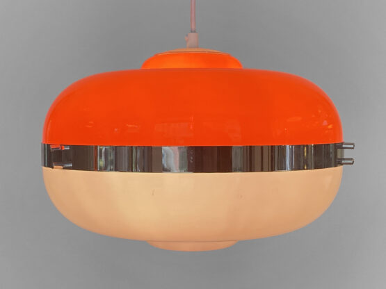 Large space age pendant light by Sagorje. Yugoslavia 1970s - Image 2
