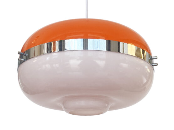 Large space age pendant light by Sagorje. Yugoslavia 1970s - Image 3