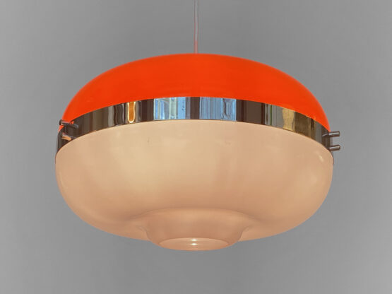 Large space age pendant light by Sagorje. Yugoslavia 1970s - Image 4