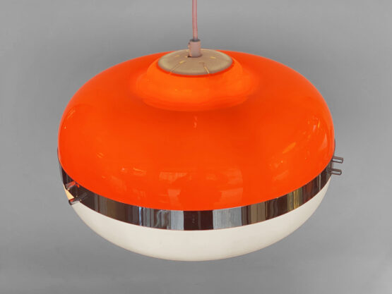 Large space age pendant light by Sagorje. Yugoslavia 1970s - Image 6