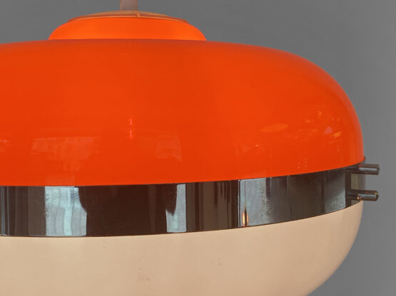 Large space age pendant light by Sagorje. Yugoslavia 1970s - Image 7