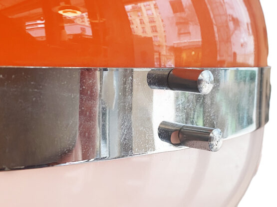 Large space age pendant light by Sagorje. Yugoslavia 1970s - Image 8