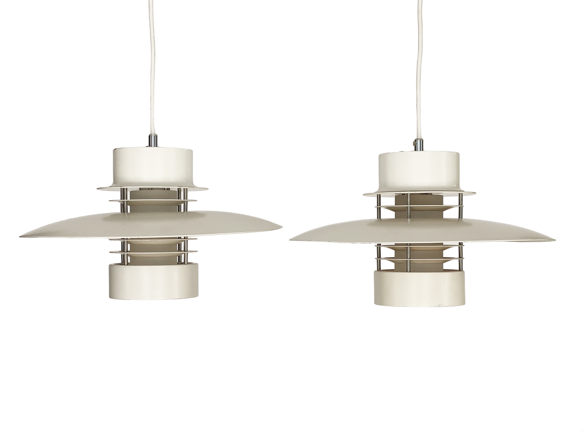 Pair of pendant lights "Lilla Aurora" by Olle Andersson for Boréns. Sweden 1980s