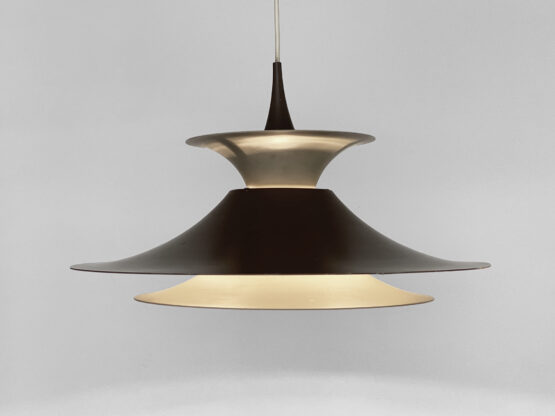 Pendant light "Radius" by Erik Balslev for Fog & Mørup. Denmark 1970s - Image 2