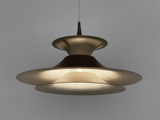 Pendant light "Radius" by Erik Balslev for Fog & Mørup. Denmark 1970s - Image 4