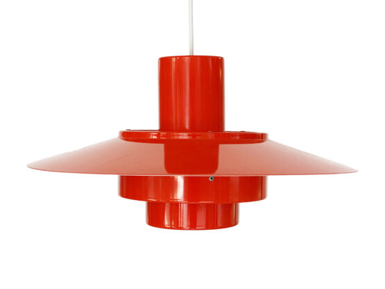 Pendant light "Falcon" Rainbow Line by Andreas Hansen for Fog & Mørup. Denmark 1960s.