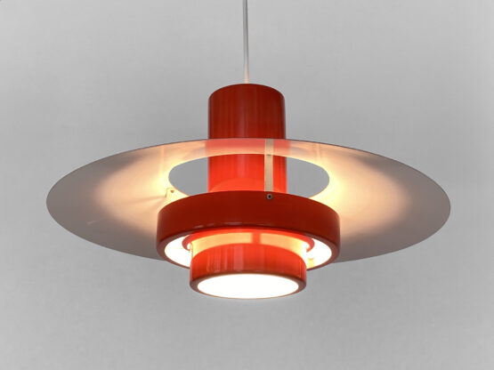Pendant light "Falcon" Rainbow Line by Andreas Hansen for Fog & Mørup. Denmark 1960s. - Image 4