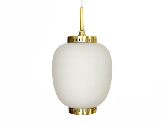 Pendant light "KINA" by Bent Karlby for Lyfa. Denmark 1960s