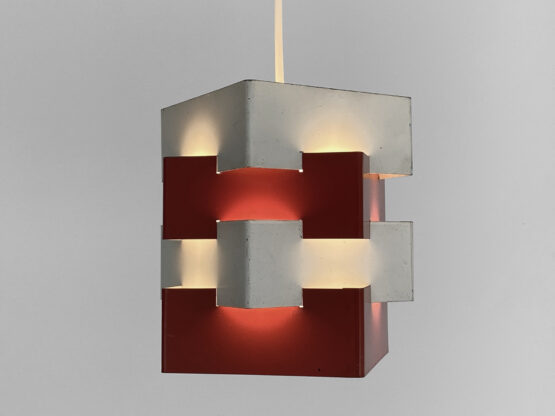 Metal pendant light "Nift" by Kronobergsbelysning. Sweden 1960s - Image 4
