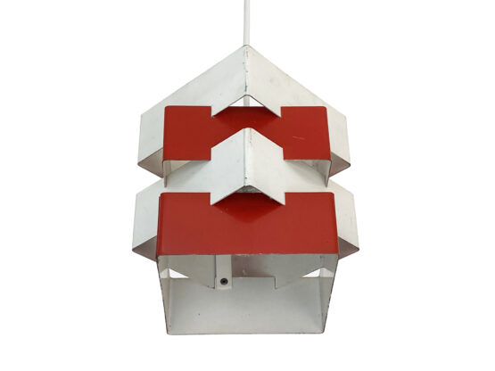 Metal pendant light "Nift" by Kronobergsbelysning. Sweden 1960s - Image 5