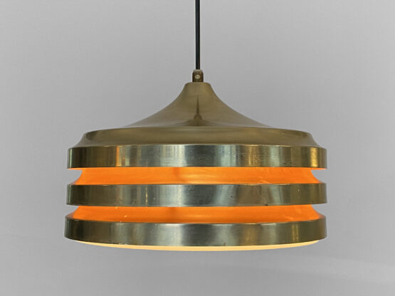 Multi layered pendant light by Carl Thore for Granhaga Metallindustri. Sweden 1970s - Image 2