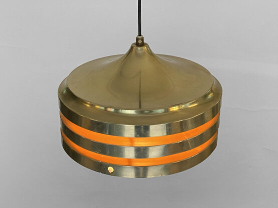 Multi layered pendant light by Carl Thore for Granhaga Metallindustri. Sweden 1970s - Image 6