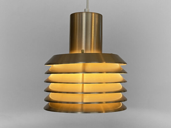 Multilayered aluminum pendant light from Frandsen lighting. Denmark 1970s - Image 2