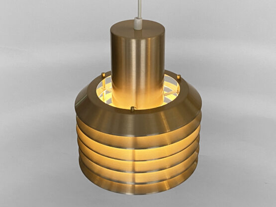 Multilayered aluminum pendant light from Frandsen lighting. Denmark 1970s - Image 6