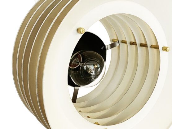 Multilayered aluminum pendant light from Frandsen lighting. Denmark 1970s - Image 9