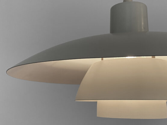 Pendant light PH 4/3 by Poul Henningsen for Louis Poulsen. Denmark 1970s - Image 5