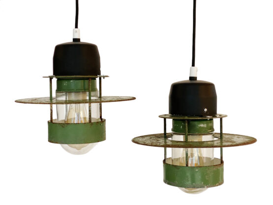 Pair of pendant lights "Albertslund" by Jens Møller-Jensen for Louis Poulsen. Denmark 1950s