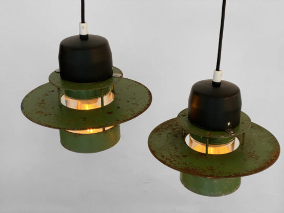 Pair of pendant lights "Albertslund" by Jens Møller-Jensen for Louis Poulsen. Denmark 1950s - Image 6