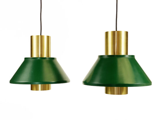 Pair of pendant lights "Life" by Jo Hammerborg for Fog & Mørup. Denmark 1970s - Image 4
