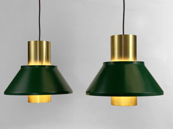 Pair of pendant lights "Life" by Jo Hammerborg for Fog & Mørup. Denmark 1970s - Image 5